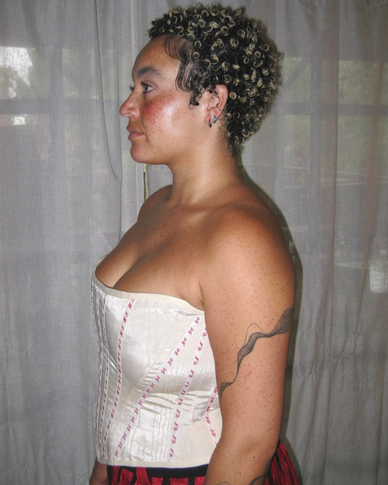 Vintage Laundry Tape Strapless Corset