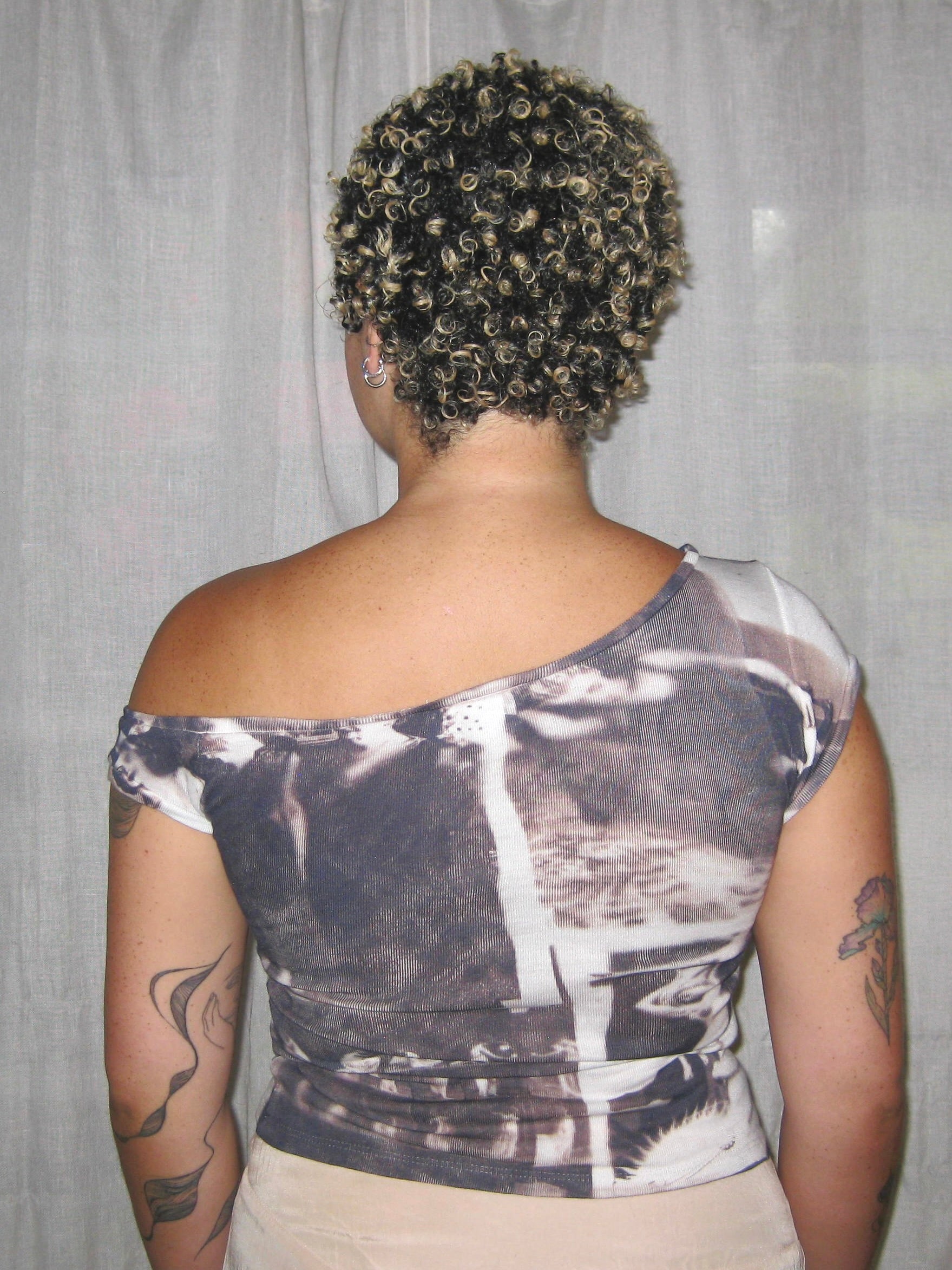 Cyanotype Asymmetrical Baby T
