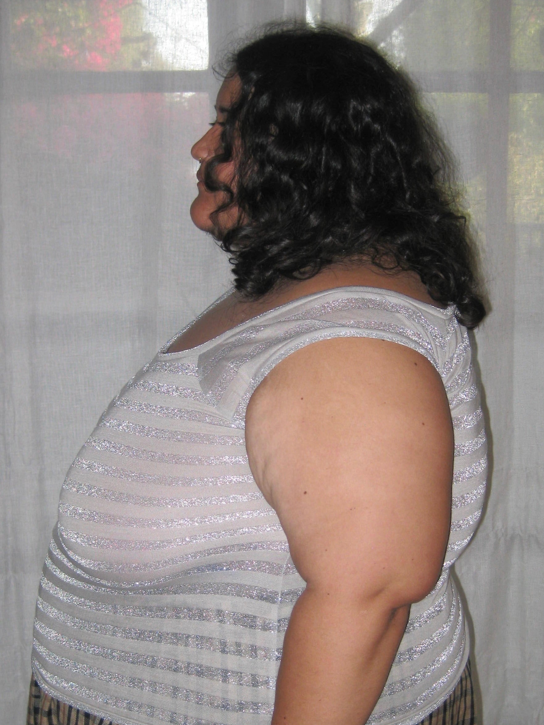 Silver Sparkly Asymmetrical Baby T