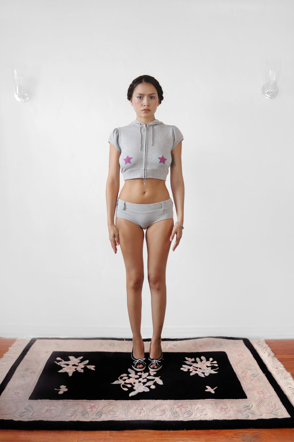 CROP STAR HOODIE
