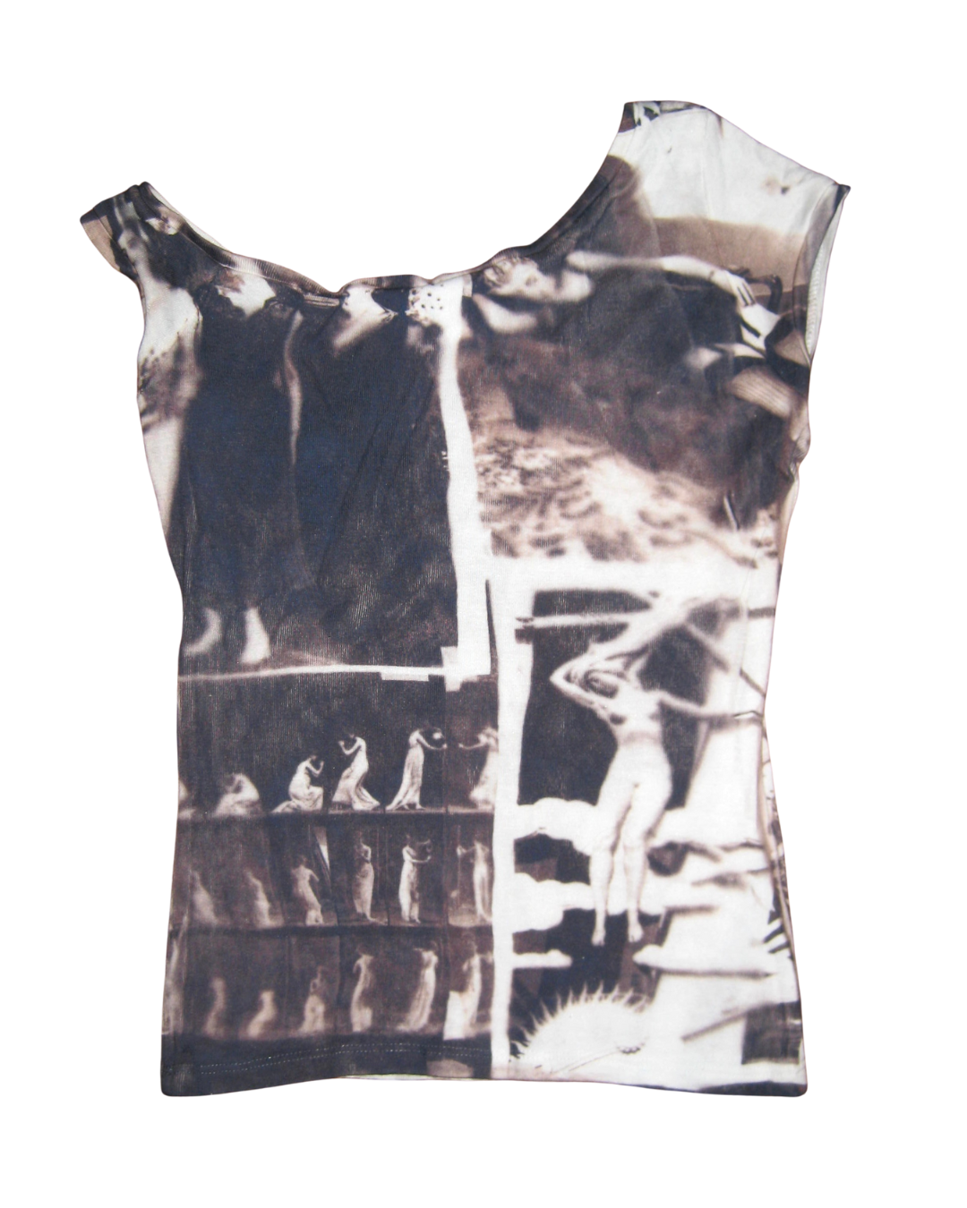 Cyanotype Asymmetrical Baby T