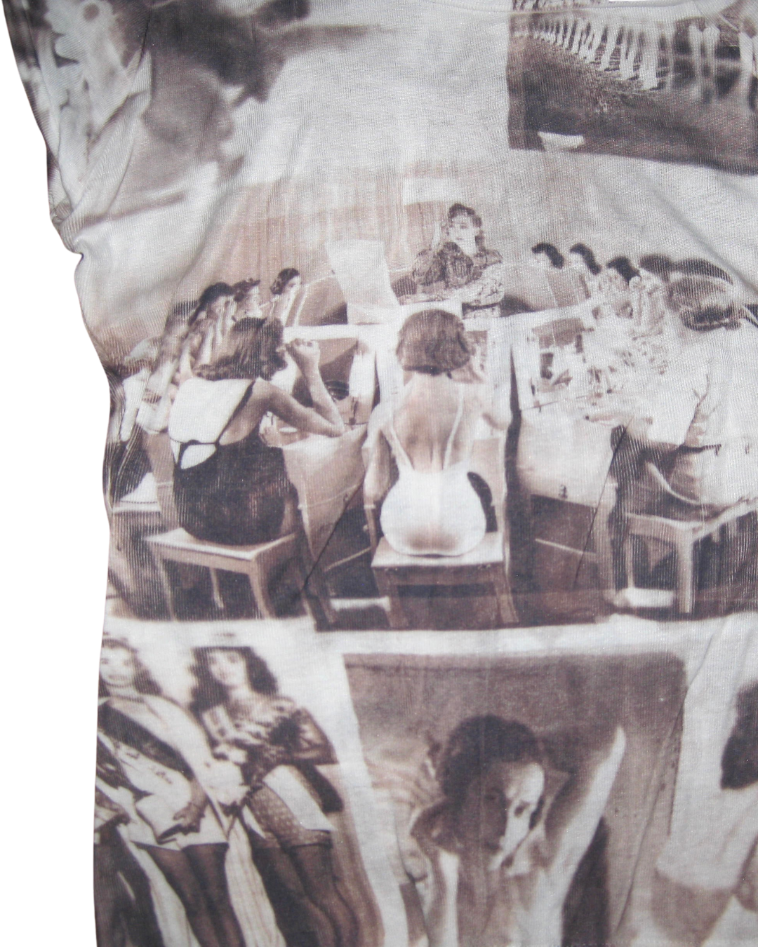 Cyanotype Asymmetrical Baby T