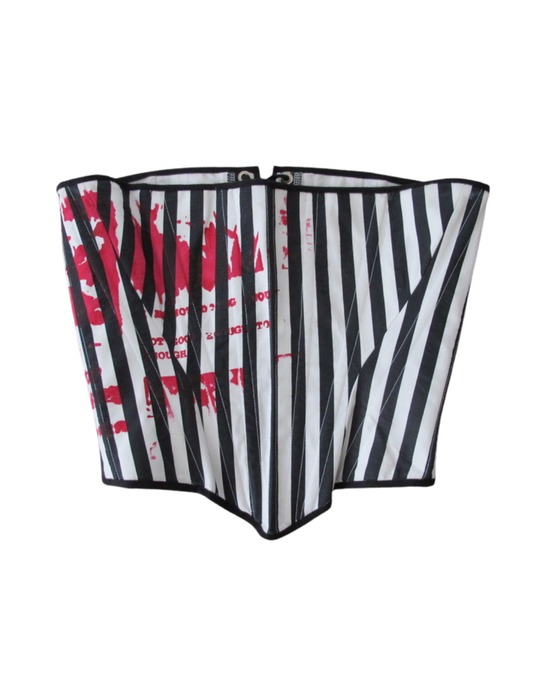Striped Strapless Corset