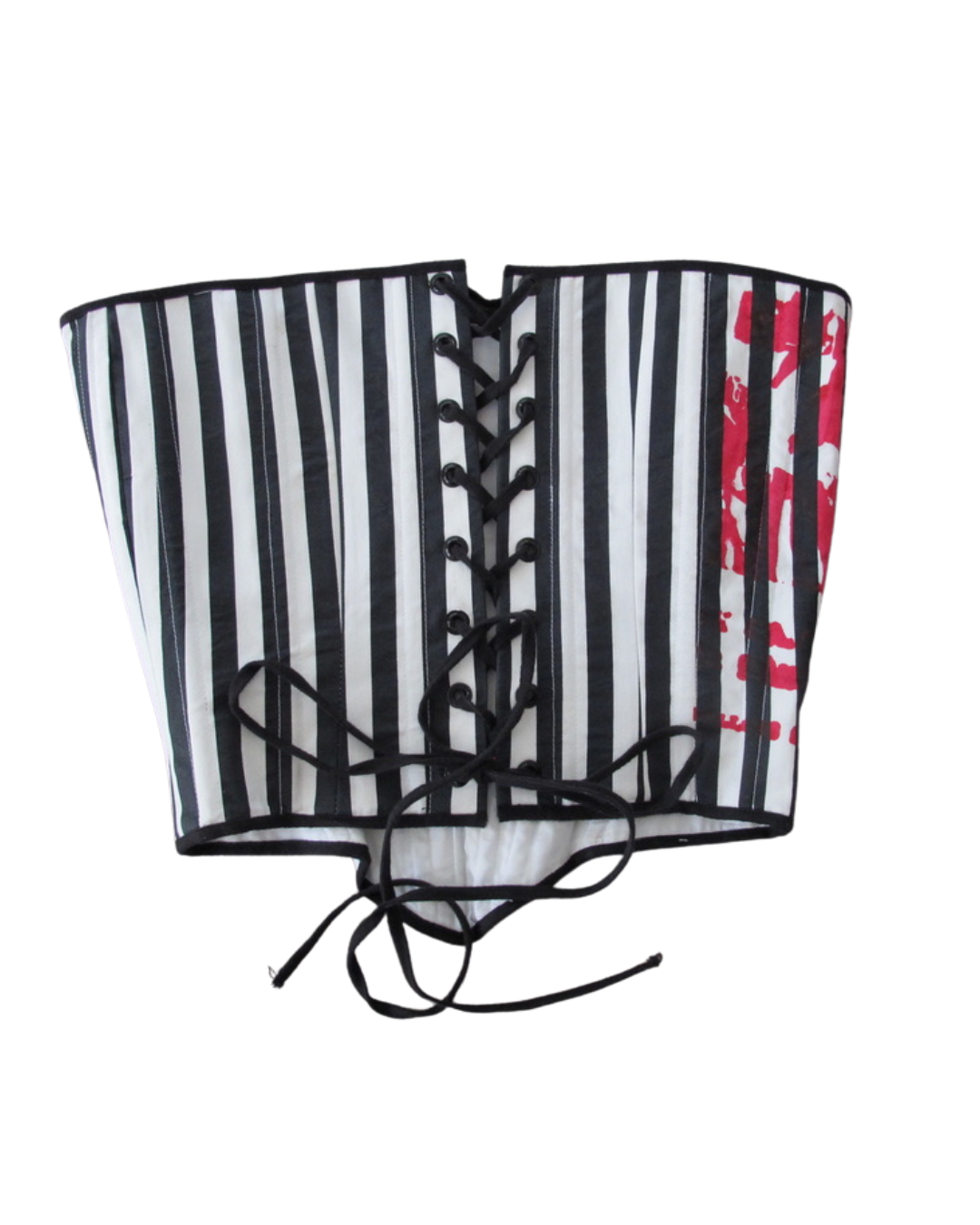 Striped Strapless Corset