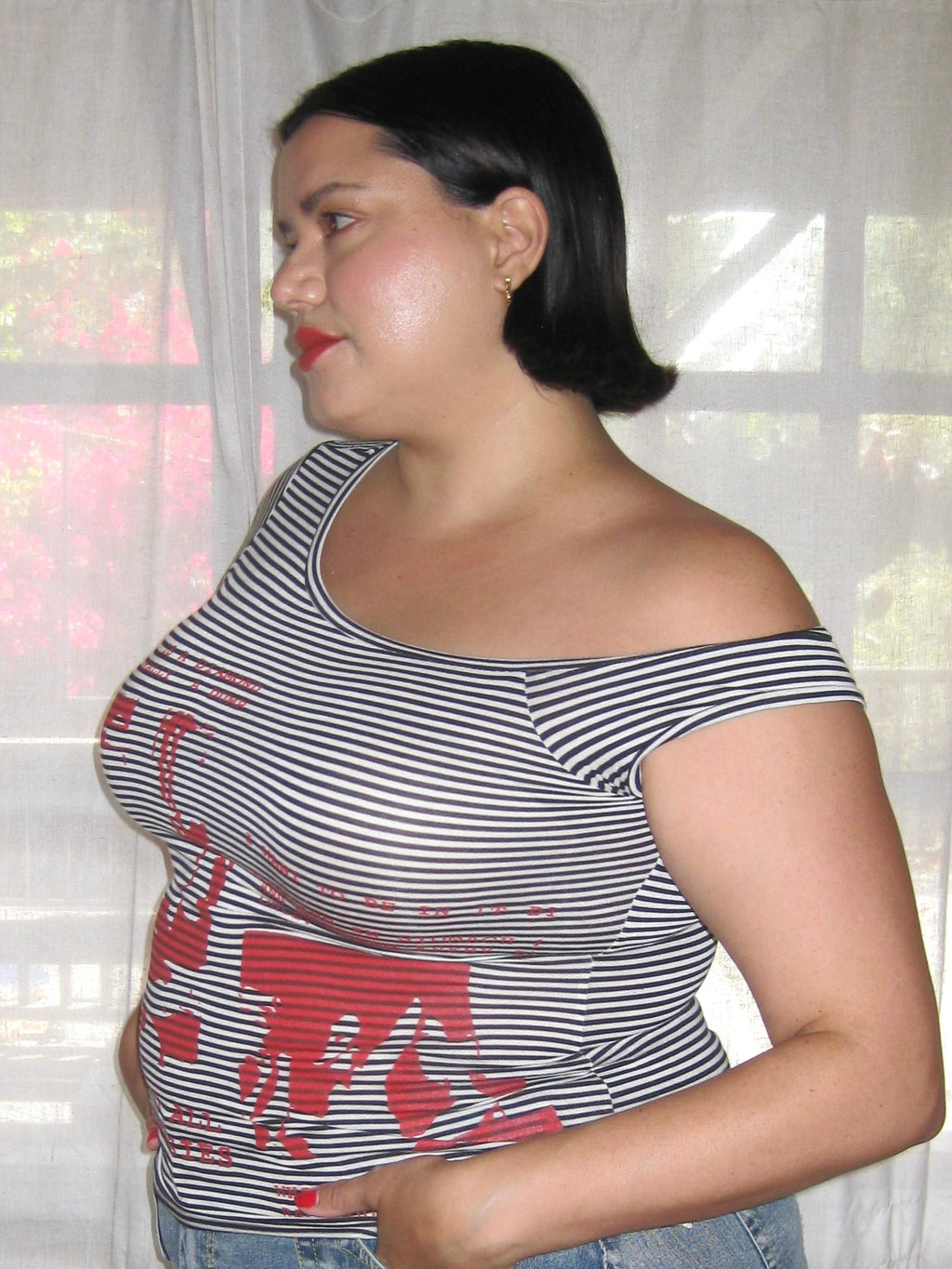 Collage Asymmetrical Baby T
