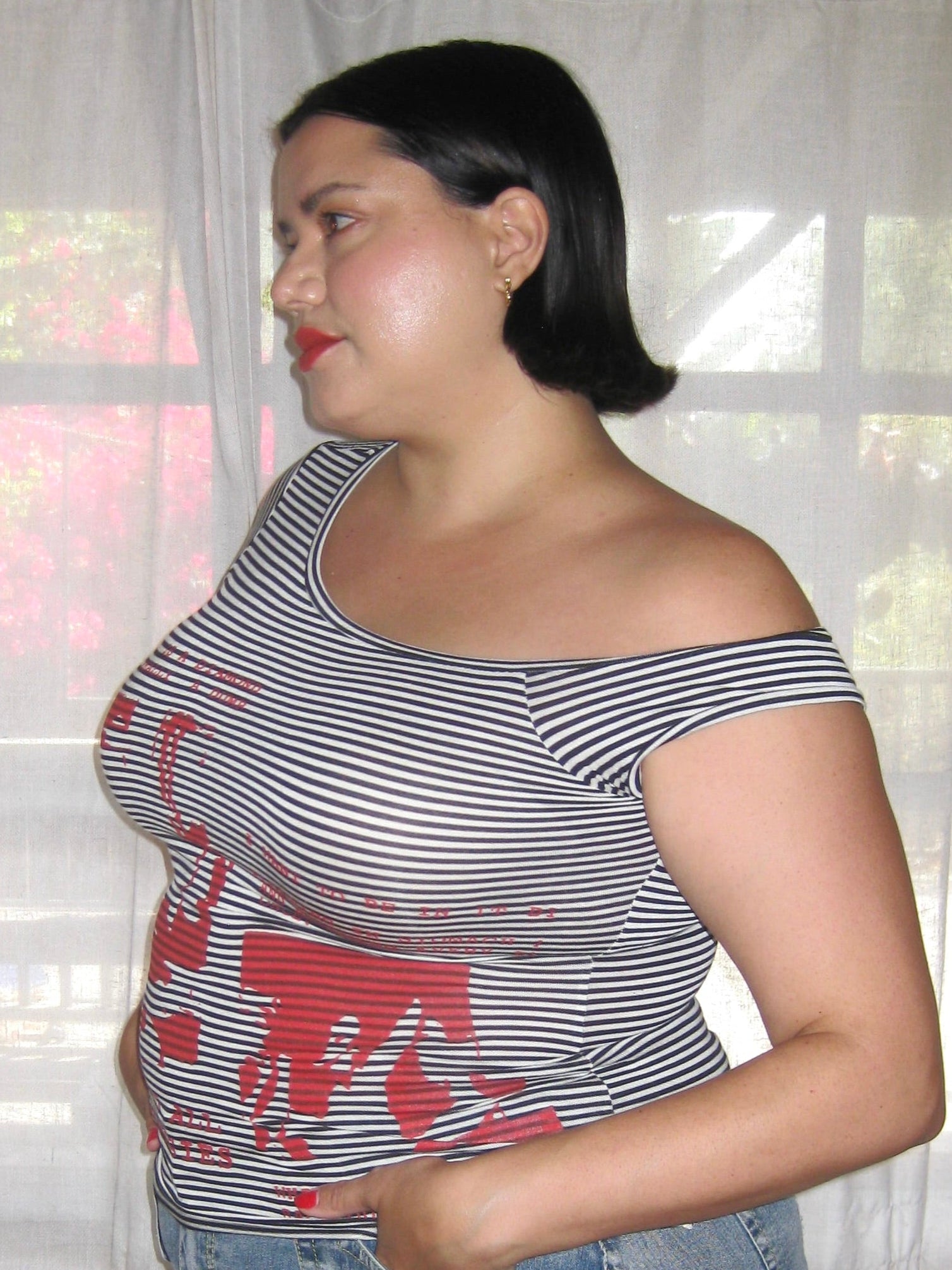 Collage Asymmetrical Baby T