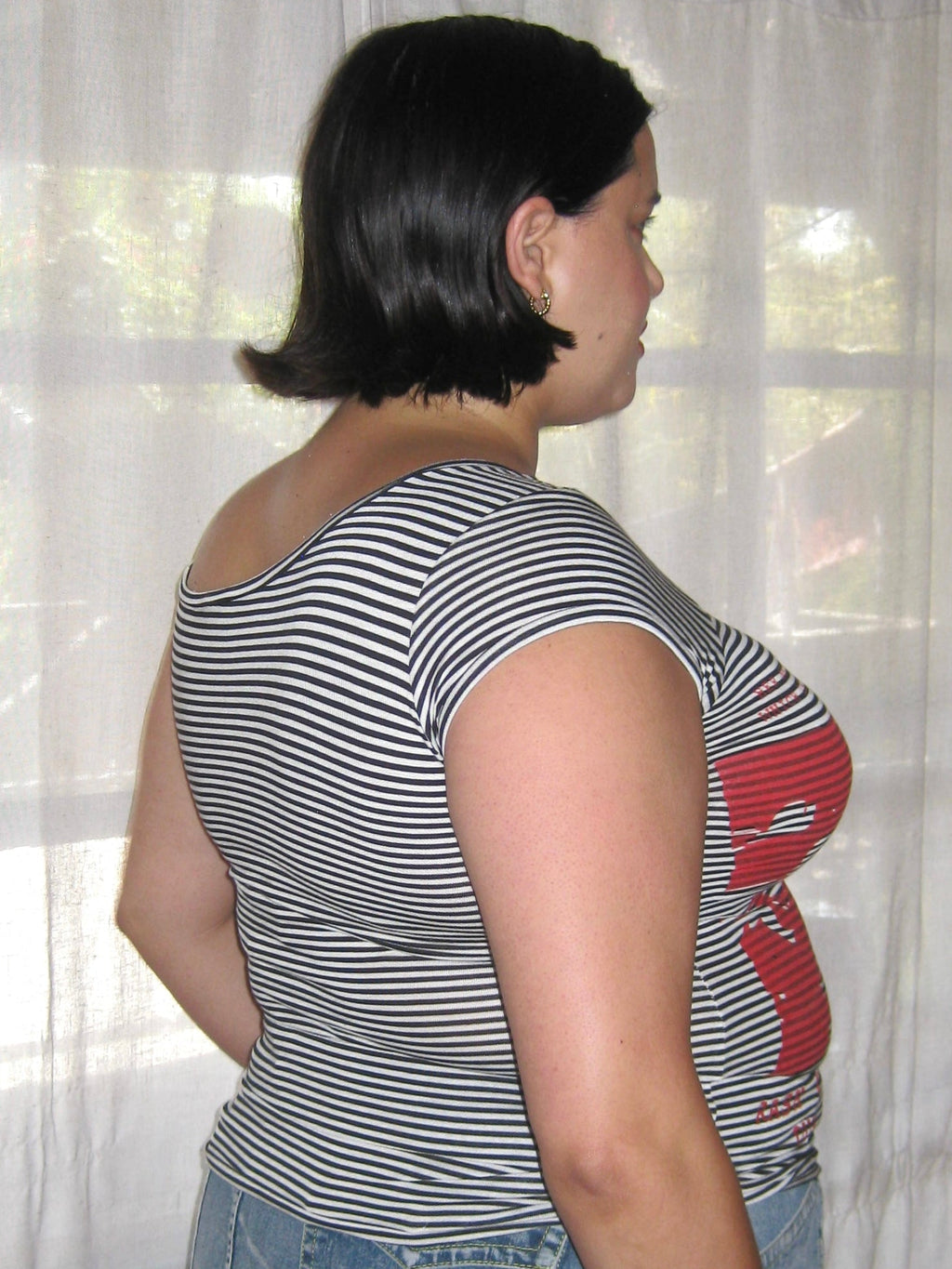 Collage Asymmetrical Baby T