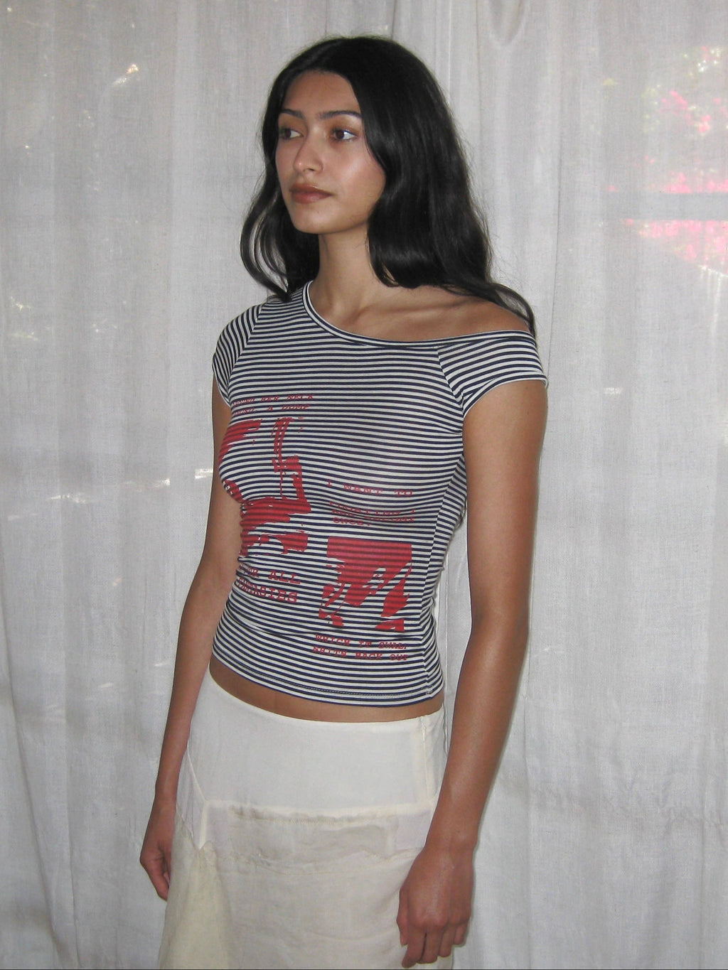 Collage Asymmetrical Baby T
