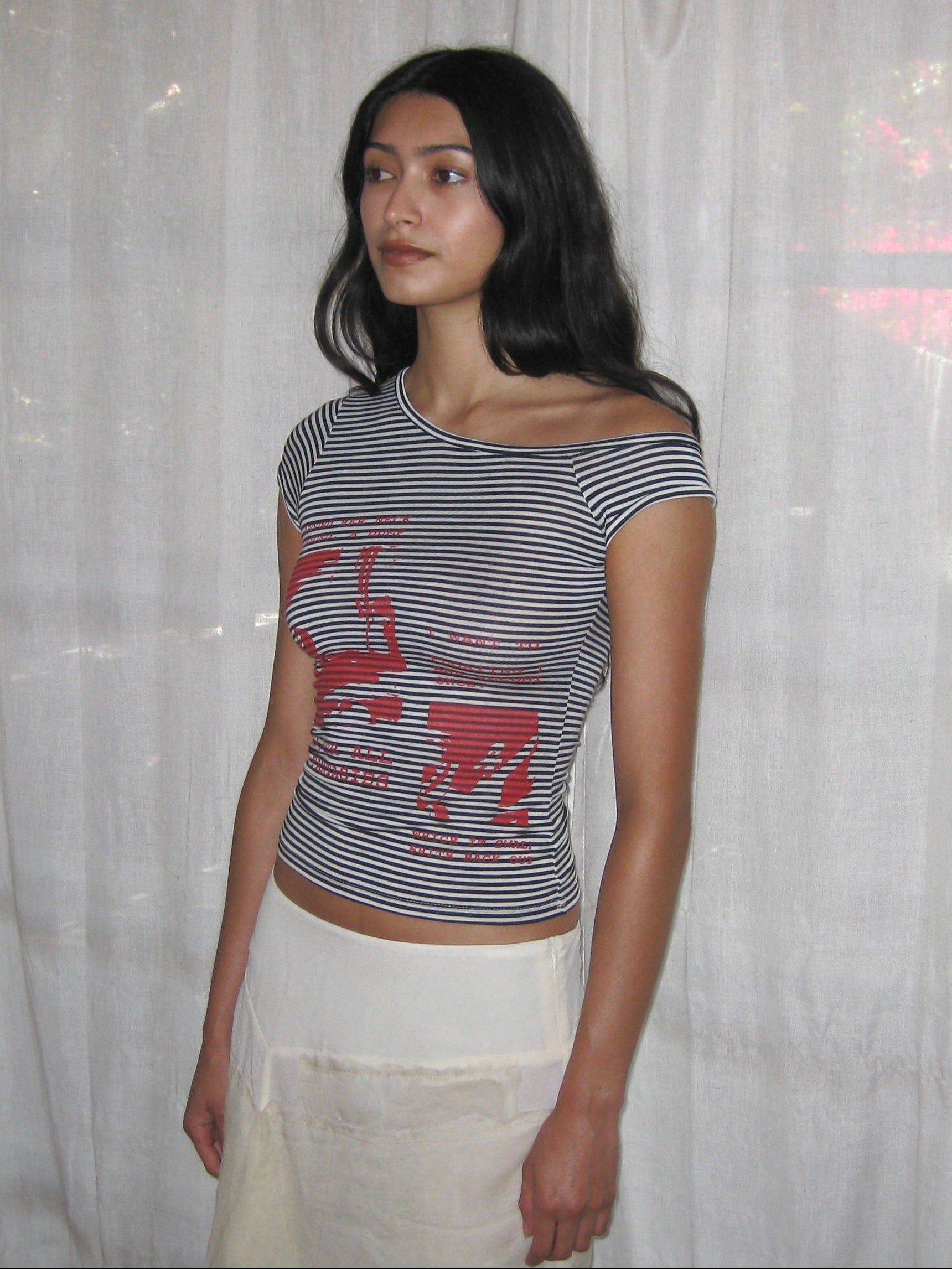 Collage Asymmetrical Baby T