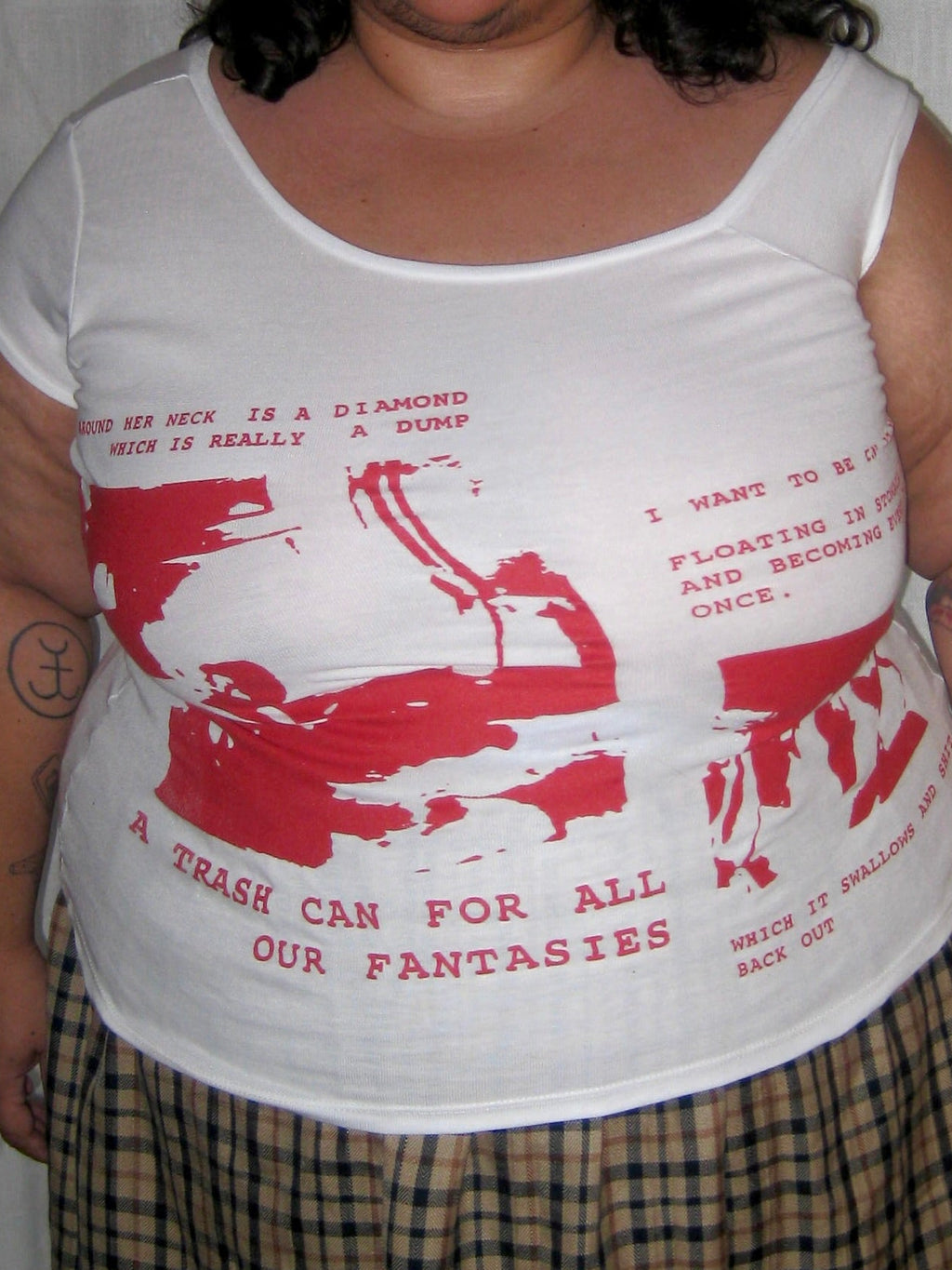 Collage Asymmetrical Baby T