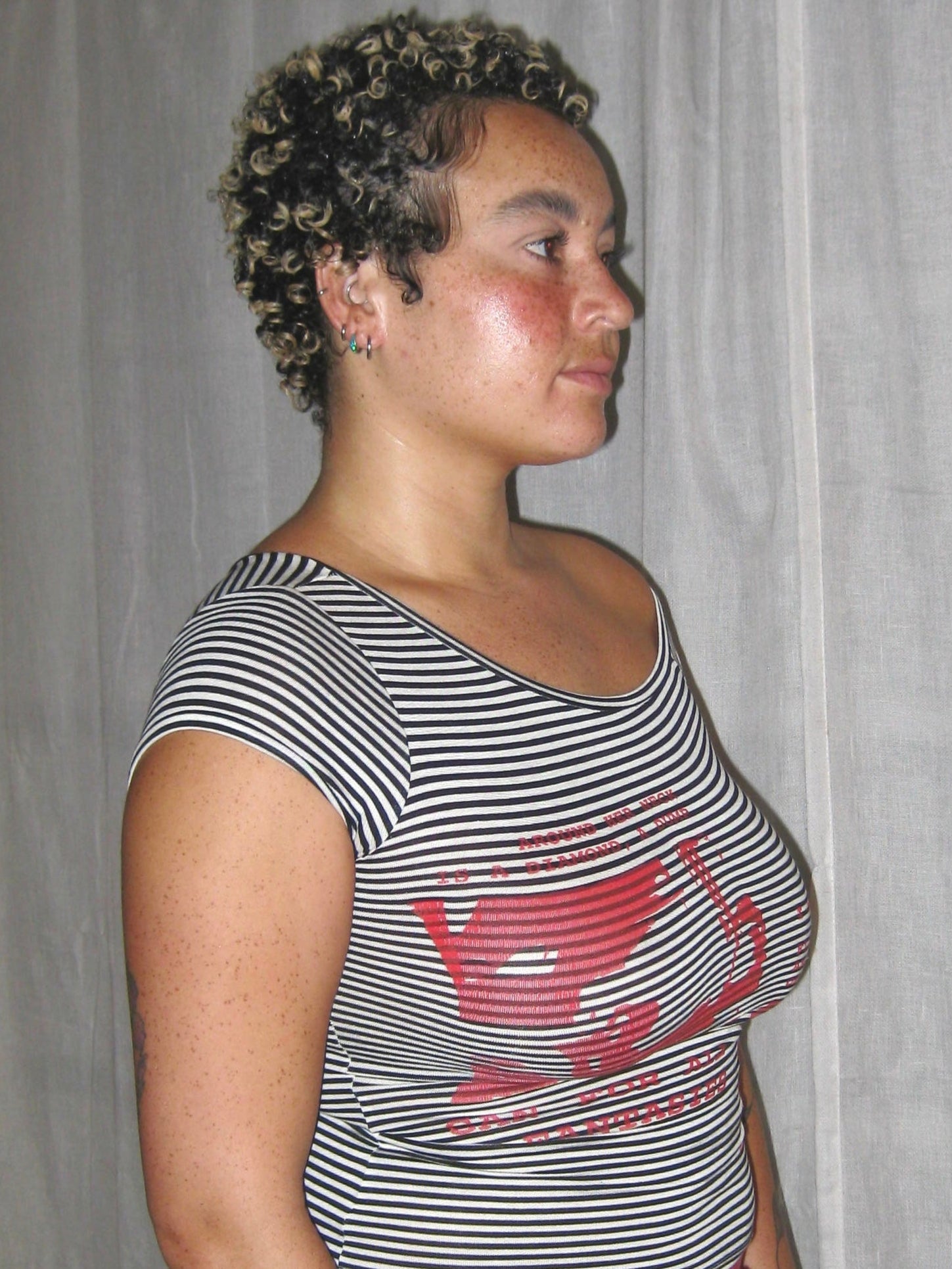 Collage Asymmetrical Baby T