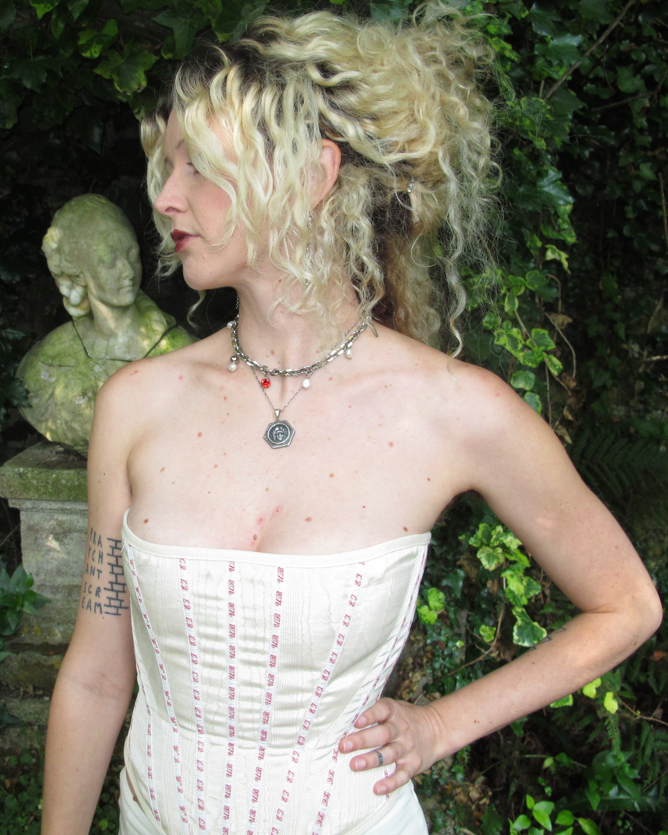 Vintage Laundry Tape Strapless Corset