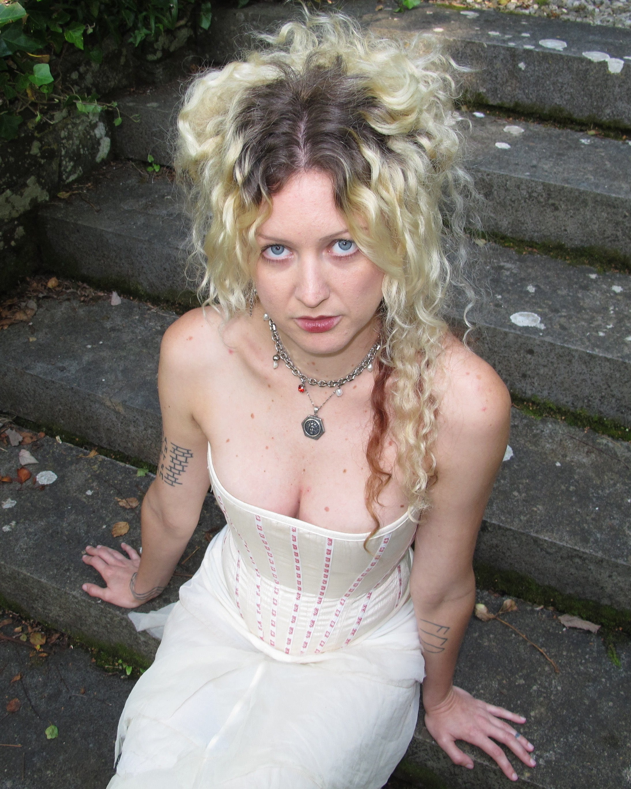 Vintage Laundry Tape Strapless Corset