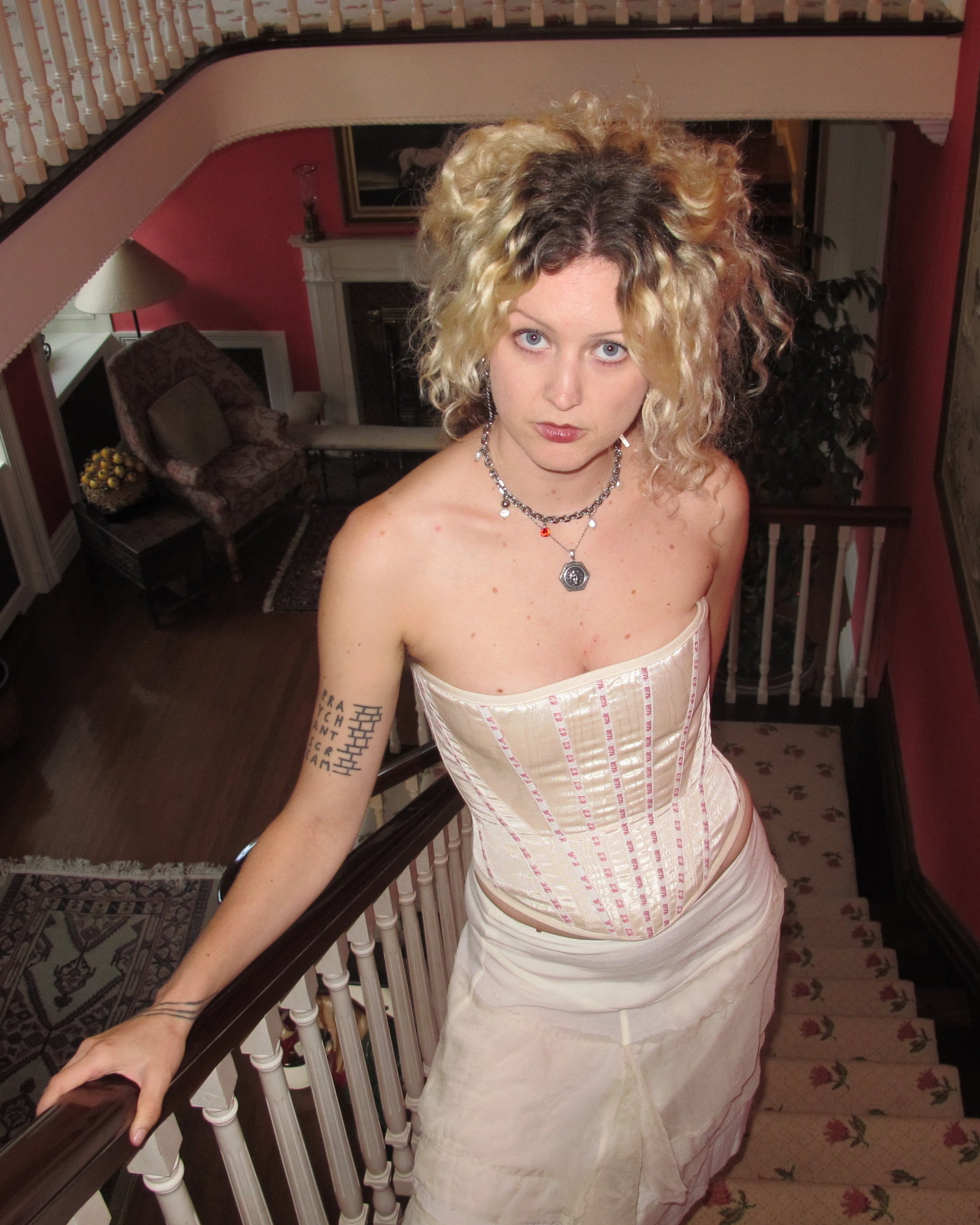 Vintage Laundry Tape Strapless Corset
