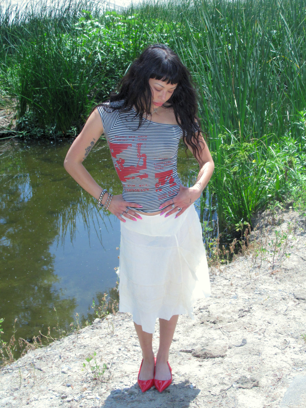 Collage Asymmetrical Baby T