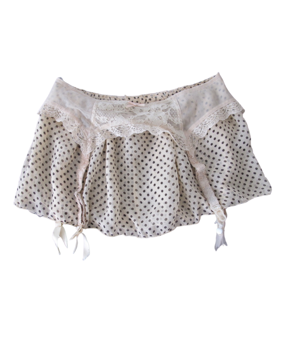 Garter Mini Skirt