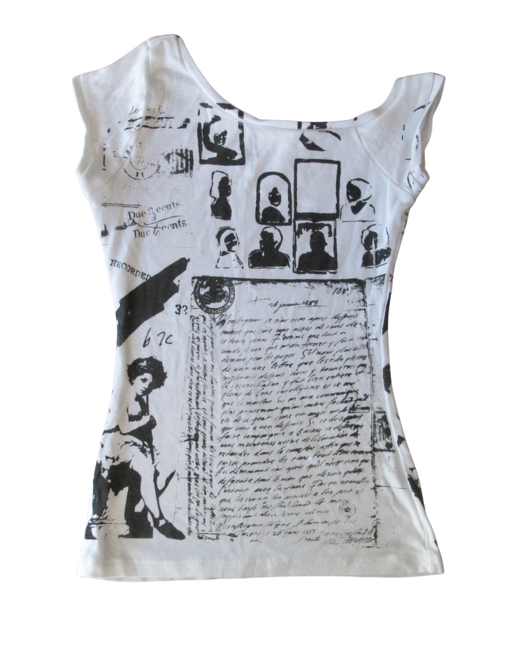 Postage Asymmetrical Baby T