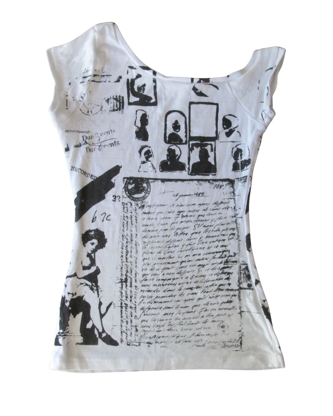 Postage Asymmetrical Baby T