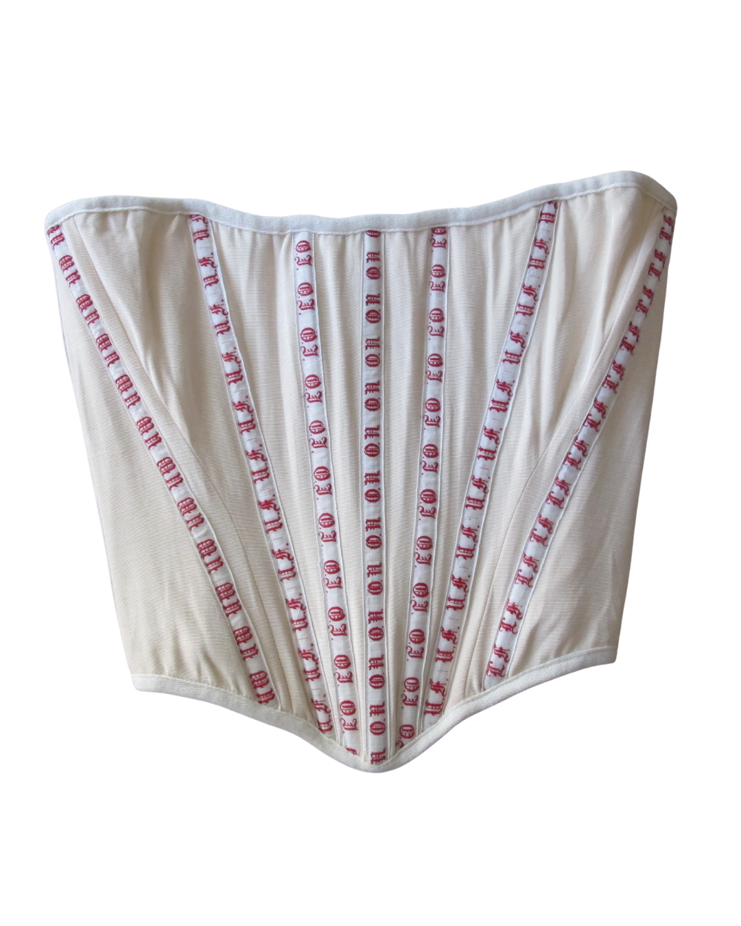 Vintage Laundry Tape Strapless Corset
