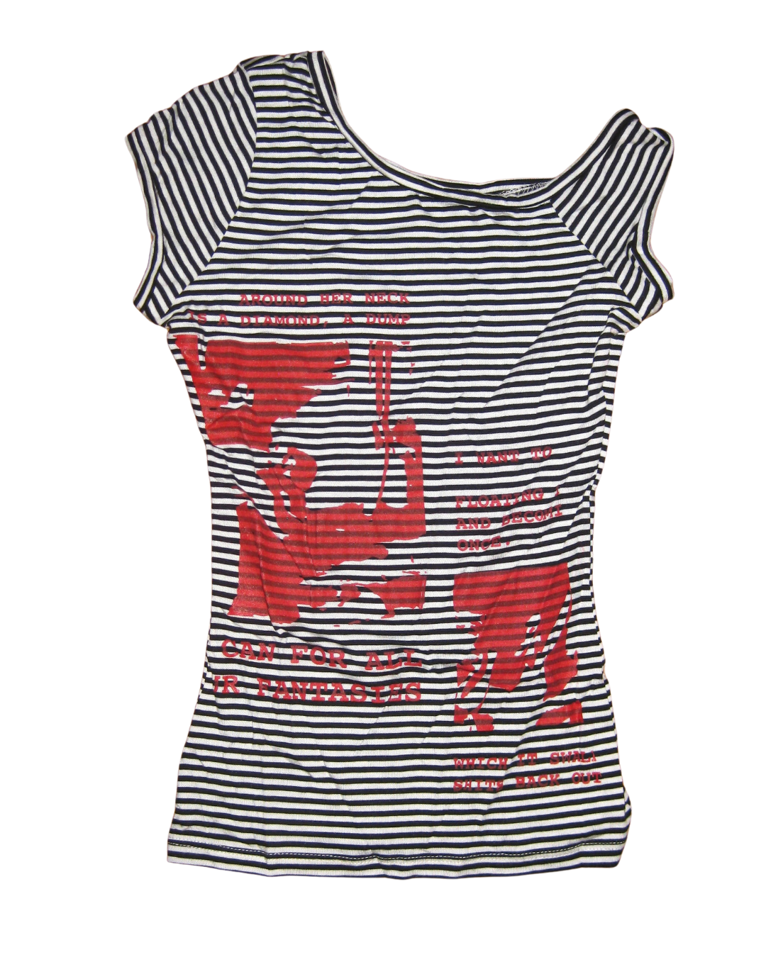 Collage Asymmetrical Baby T