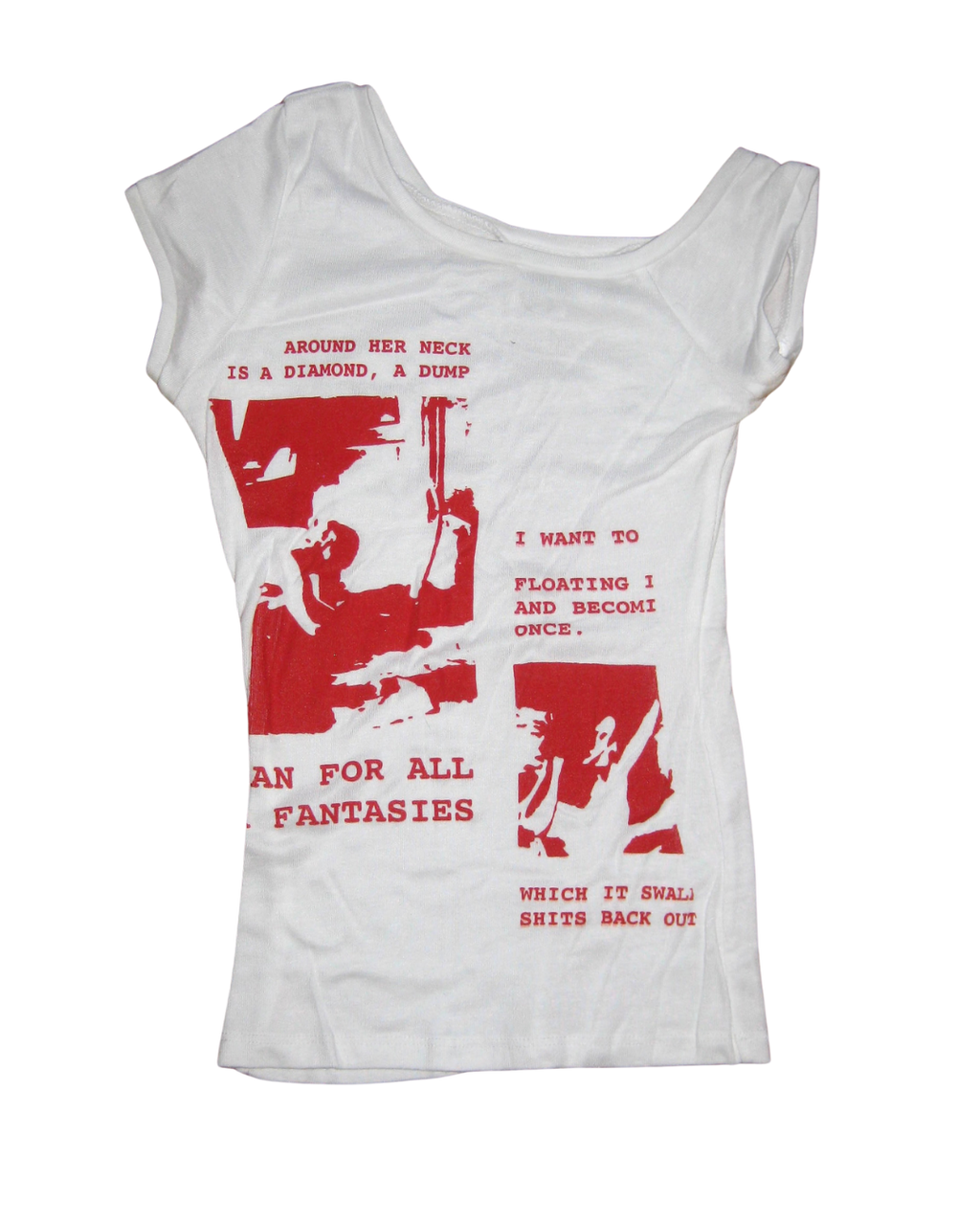 Collage Asymmetrical Baby T