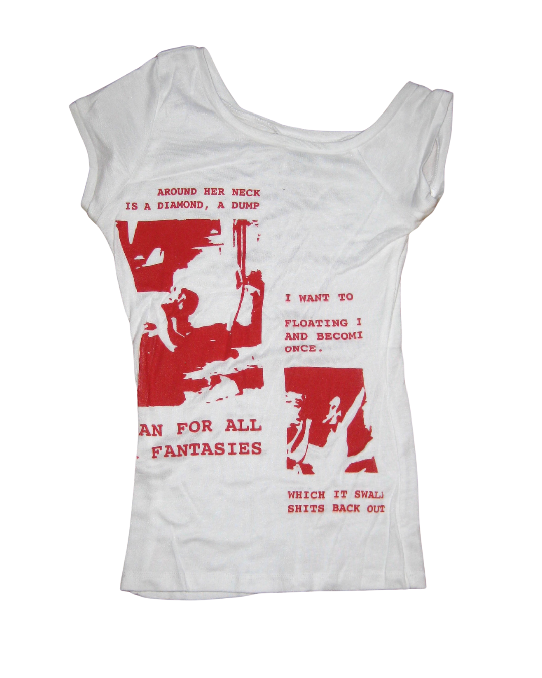 Collage Asymmetrical Baby T